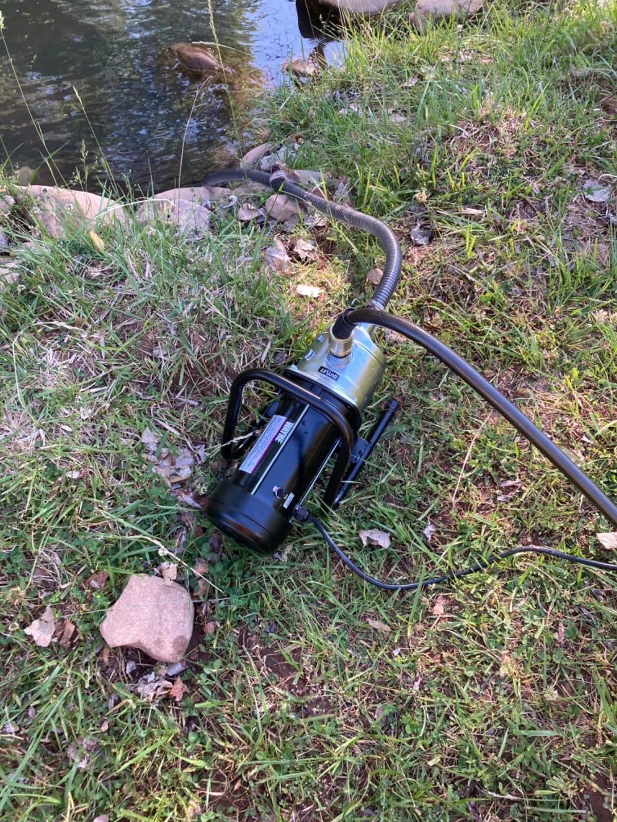 WAYNE PLS100 1 HP Portable Stainless Steel Lawn Sprinkling Water Pump - Up to 850 Gallons Per Hour - Heavy Duty Outdoor Pump for Sprinkler Systems customer photo 1