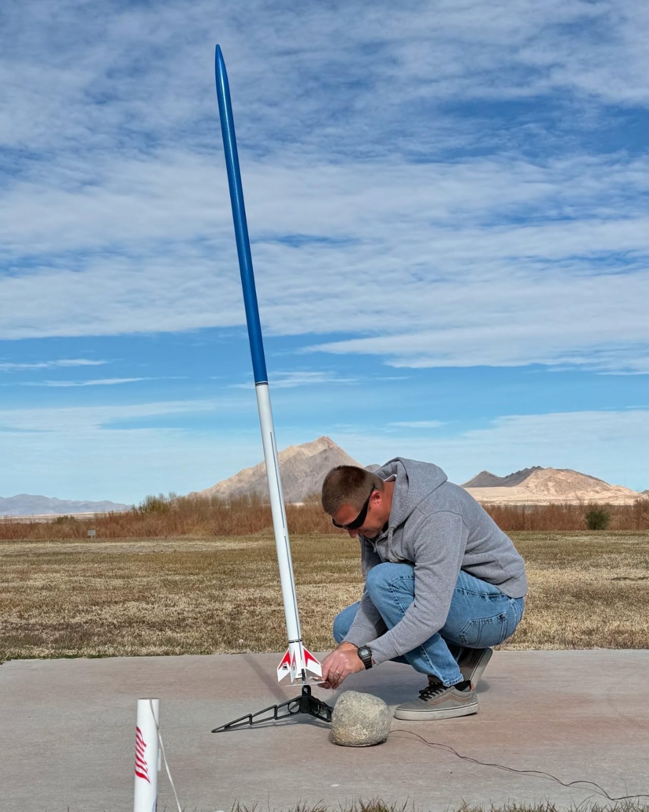 Estes 1295 Mean Machine Rocket-Building Kit, Advanced Flying-Rocket-Model Kit for Ages 10+ customer photo 1