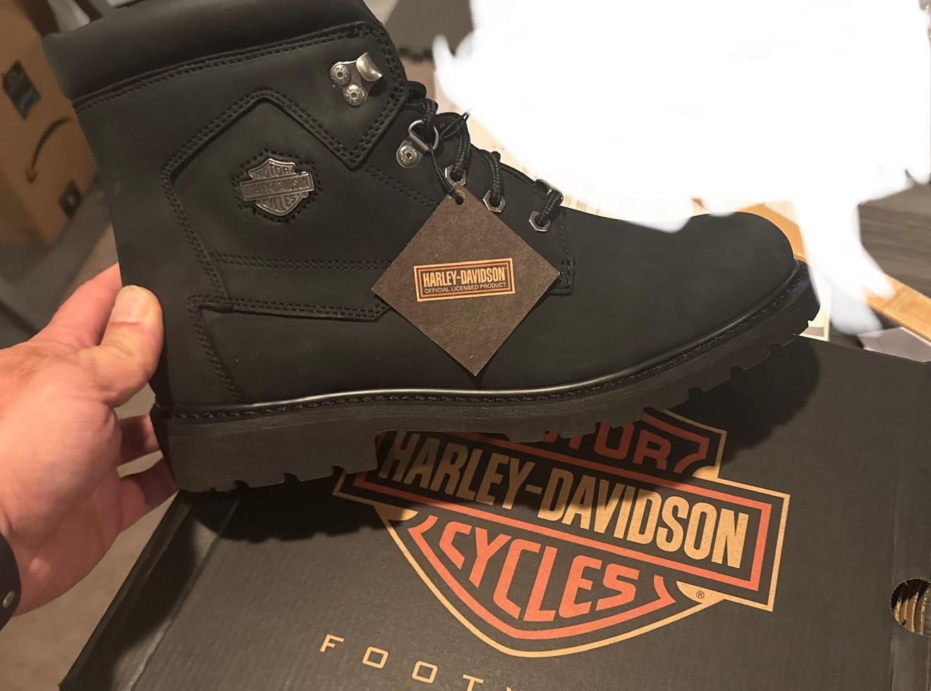 Harley-Davidson Footwear Mens Badlands Motorcycle Casual Boots Ankle - Black customer photo 2
