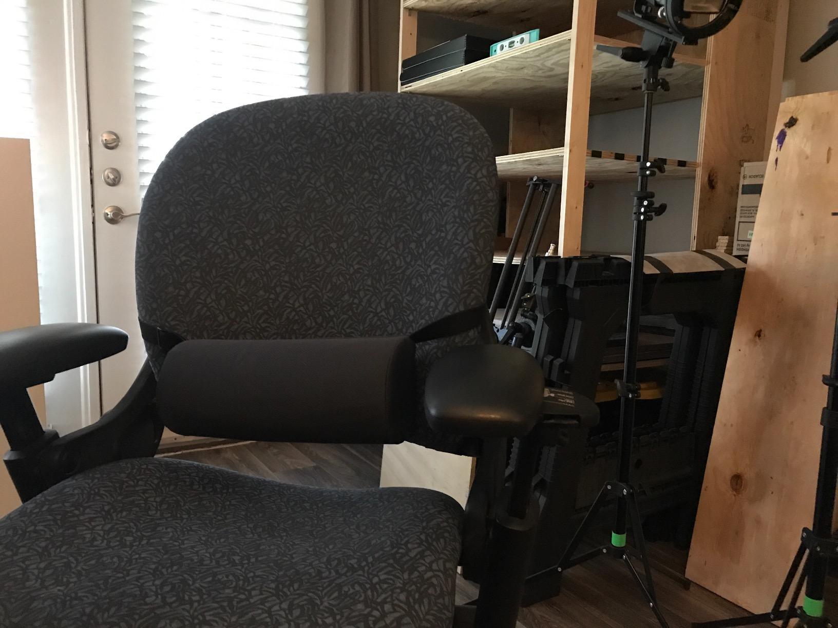 OPTP The Original McKenzie Lumbar Roll - Standard Density Low Back Support | Lumbar support for office chair & car seat back support cushion, the preferred lumbar pillow by physical therapists, USA made customer photo 1