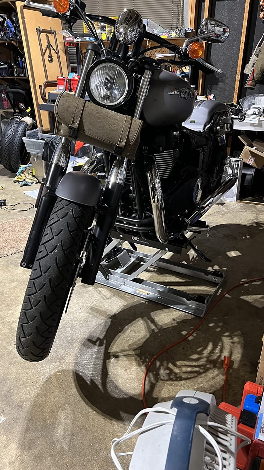 OTC 1545 Ultra Low Profile Motorcycle and ATV Lift - 1,500 lb. Capacity customer photo 2