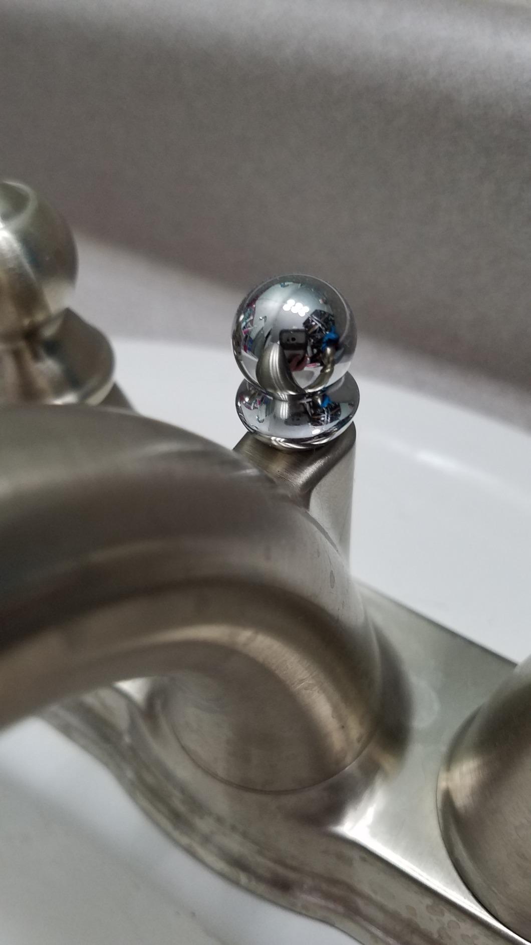 Moen Brantford Brushed Nickel Two-Handle Low-Arc Traditional Centerset Bathroom Faucet with Drain Assembly, 6610BN customer photo 1