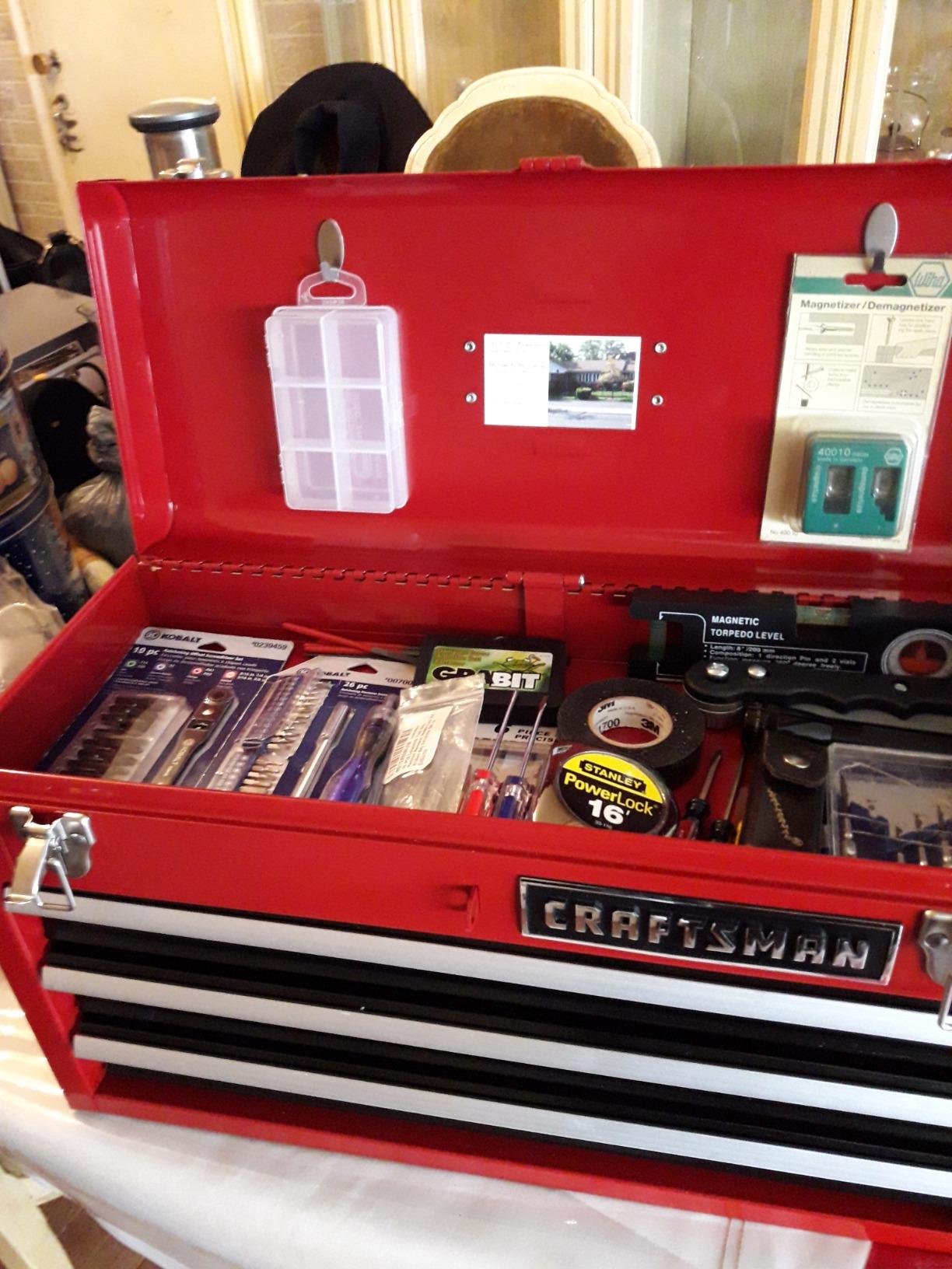Craftsman 3-Drawer Metal Portable Chest Toolbox Red customer photo 1