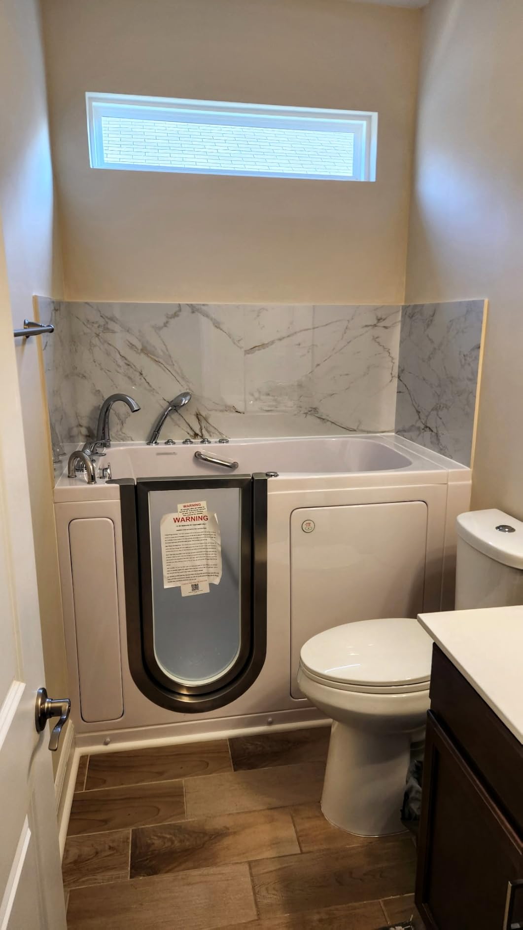 Ella Deluxe 30x55 Air + Hydro Massage Walk-In Tub, Left Inward Door customer photo 1