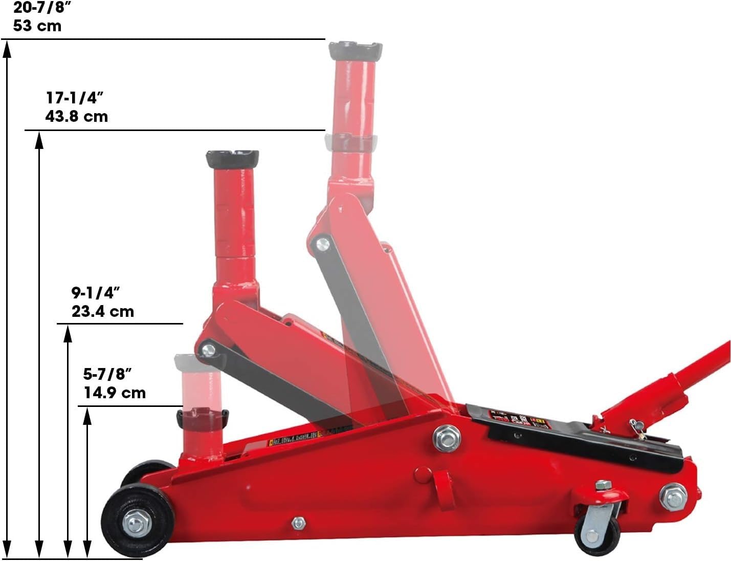 BIG RED T83006 Torin Hydraulic Trolley Service/Floor Jack with Extra Saddle: 3 Ton (6,000 lb) Capacity customer photo 1