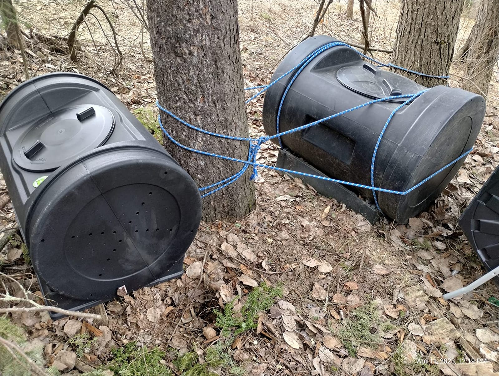 Good Ideas Compost Wizard Jr. Tumbler, 7 Cubic Foot Capacity | Large Rotating Composter Bin, Holds 50 Gallons - Single Chamber Compost System customer photo 1