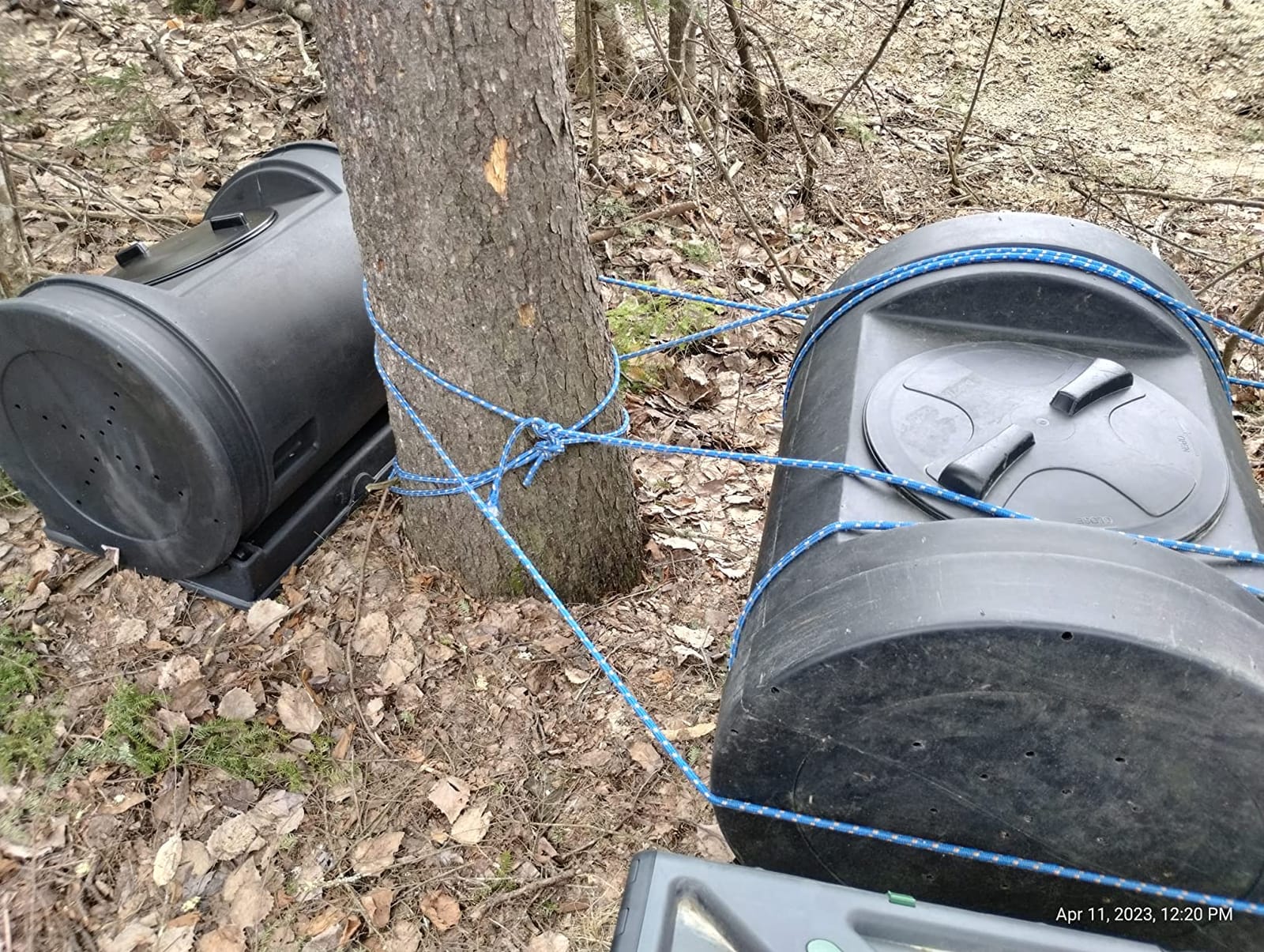 Good Ideas Compost Wizard Jr. Tumbler, 7 Cubic Foot Capacity | Large Rotating Composter Bin, Holds 50 Gallons - Single Chamber Compost System customer photo 2