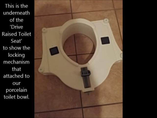Drive Medical 2-in-1 Raised Toilet Seat with Removable Padded Arms | Raised Toilet Seat Offers Removable Padded Arms and Secure Locking Attachment for Standard Toilets and Safety customer photo 1