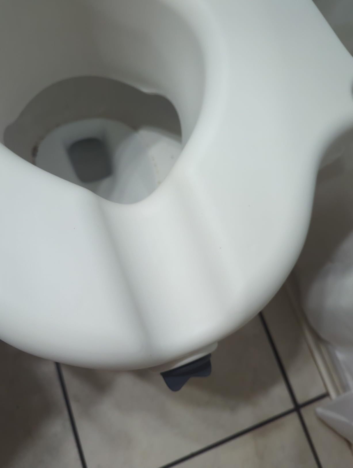 Drive Medical 2-in-1 Raised Toilet Seat with Removable Padded Arms | Raised Toilet Seat Offers Removable Padded Arms and Secure Locking Attachment for Standard Toilets and Safety customer photo 2