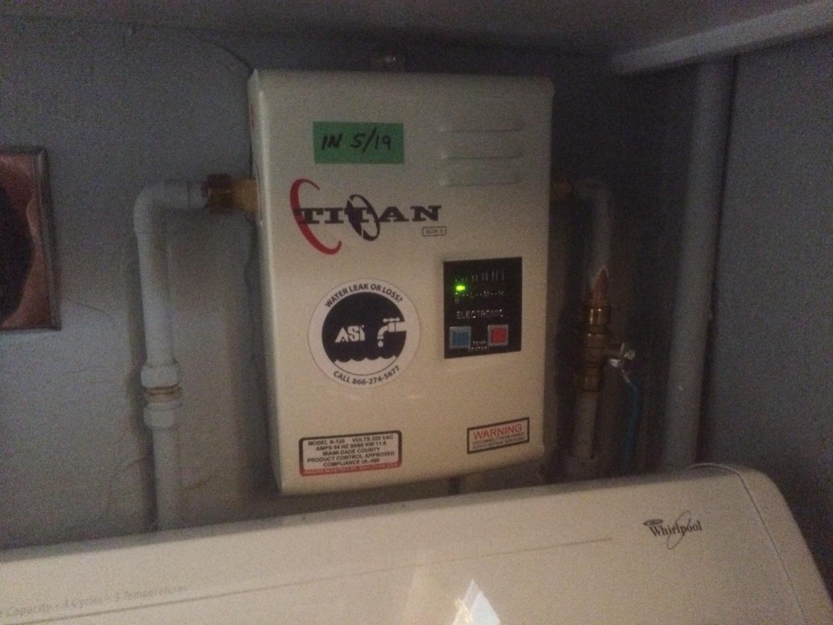 Titan Electric Tankless Water Heater customer photo 1