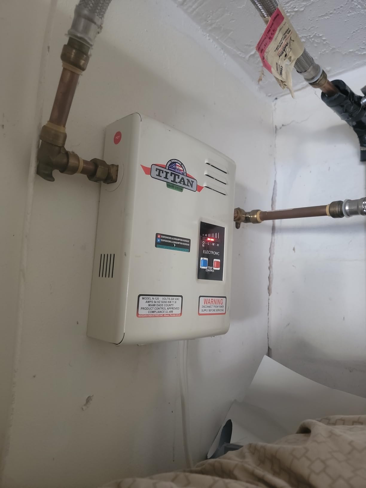 Titan Electric Tankless Water Heater customer photo 2