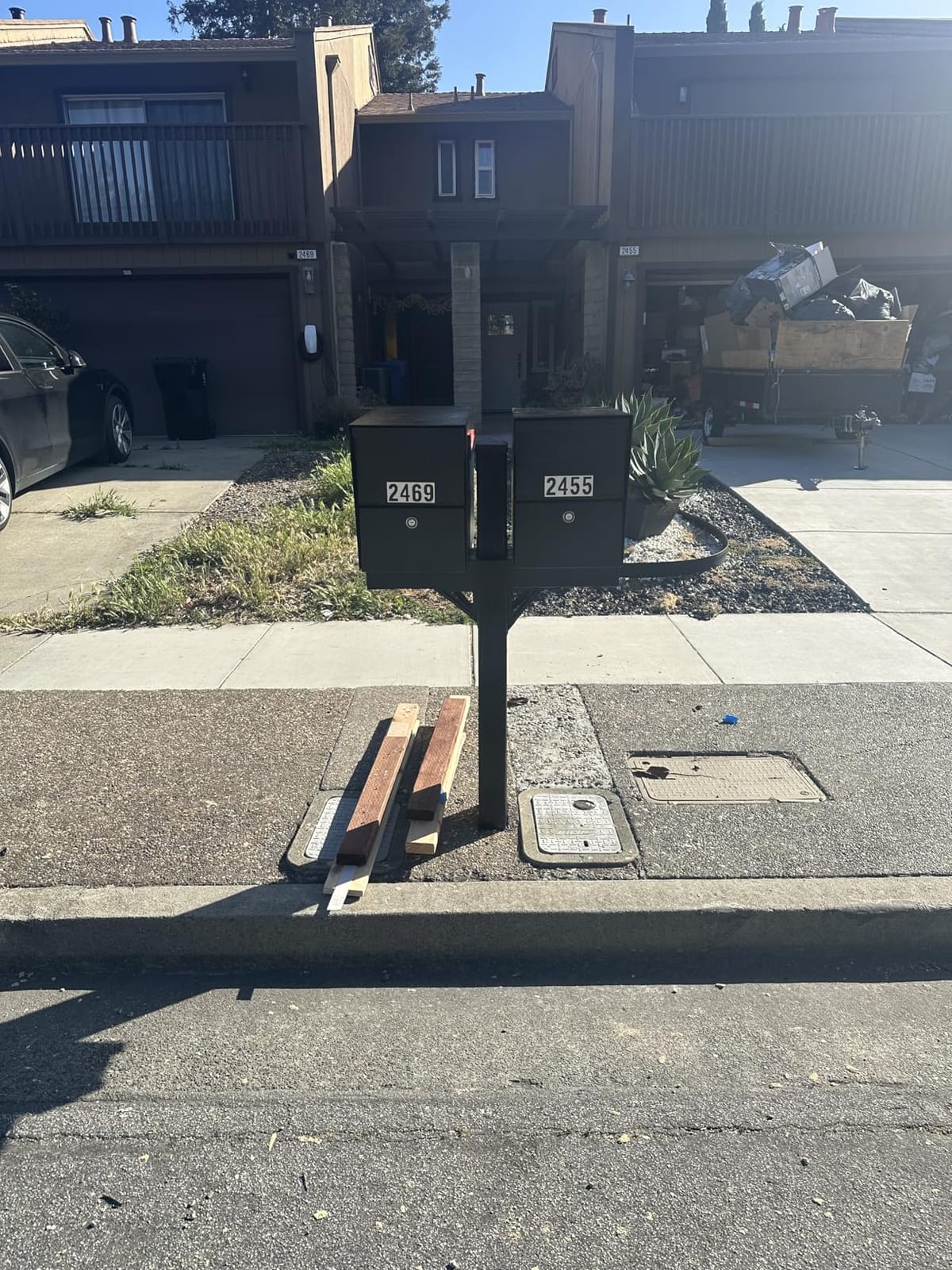 Mail Boss Package Master Locking Post Mount Package Mailbox, USPS Approved | Mail Boss 7206 Package Master Curbside Locking Security Mailbox customer photo 2