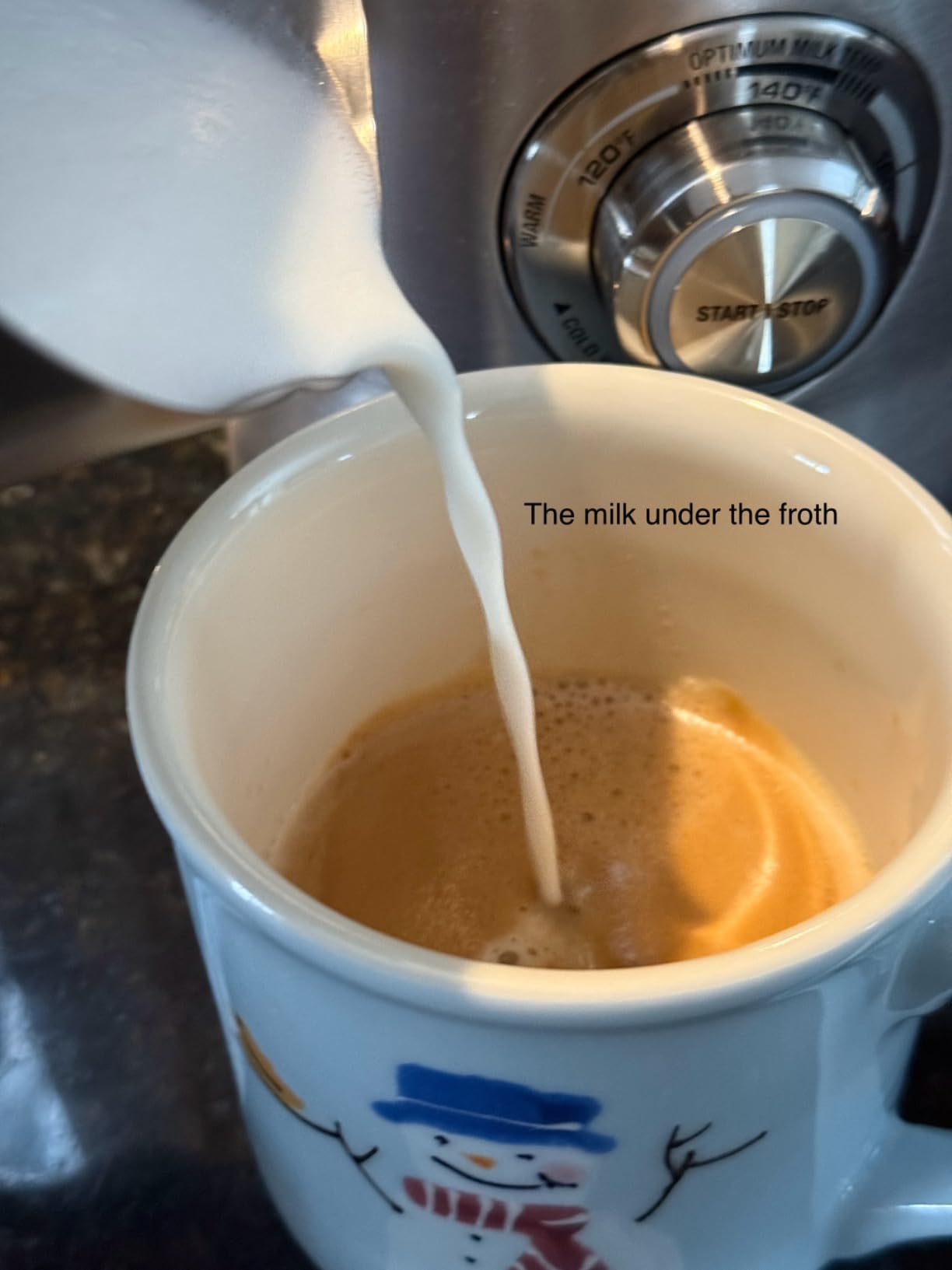 Breville BMF600XL Milk Café Frothe, Brushed Stainless Steel | Easily craft rich and creamy hot milk drinks at home, including lattes, cappuccinos, chai tea, and hot chocolate customer photo 1