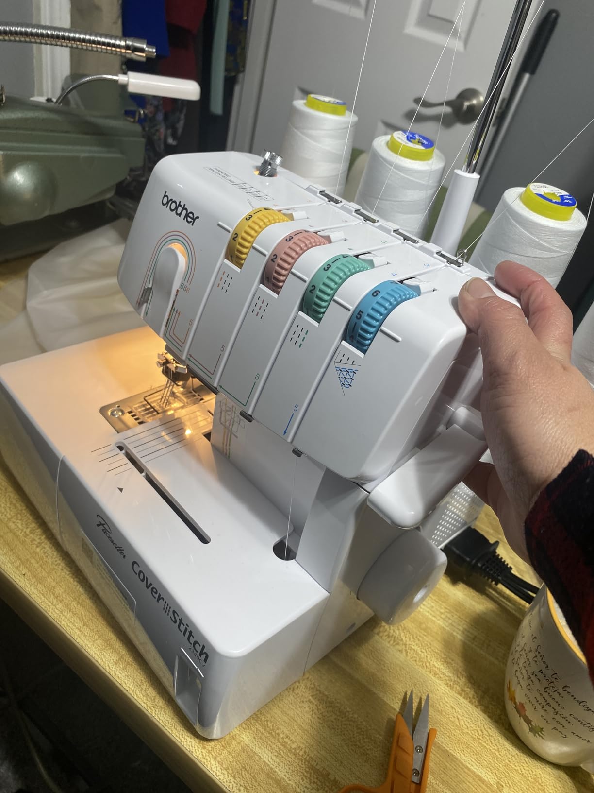 Brother 2340CV Coverstitch Serger Sewing Machine customer photo 2