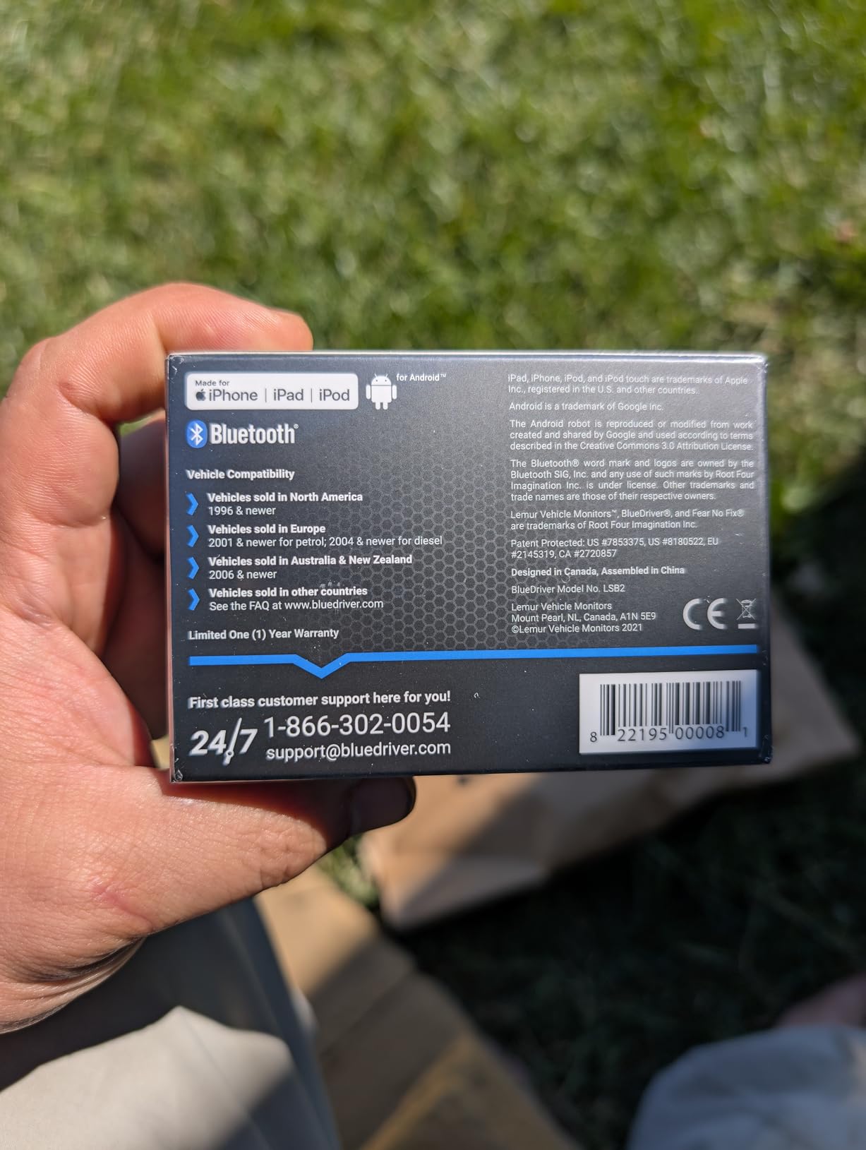 BlueDriver OBD2 Scanner Bluetooth, No Subscription, ABS SRS TPMS | OBDII Diagnostic Scan Tool, Car Scanner & Code Reader, iPhone & Android customer photo 1