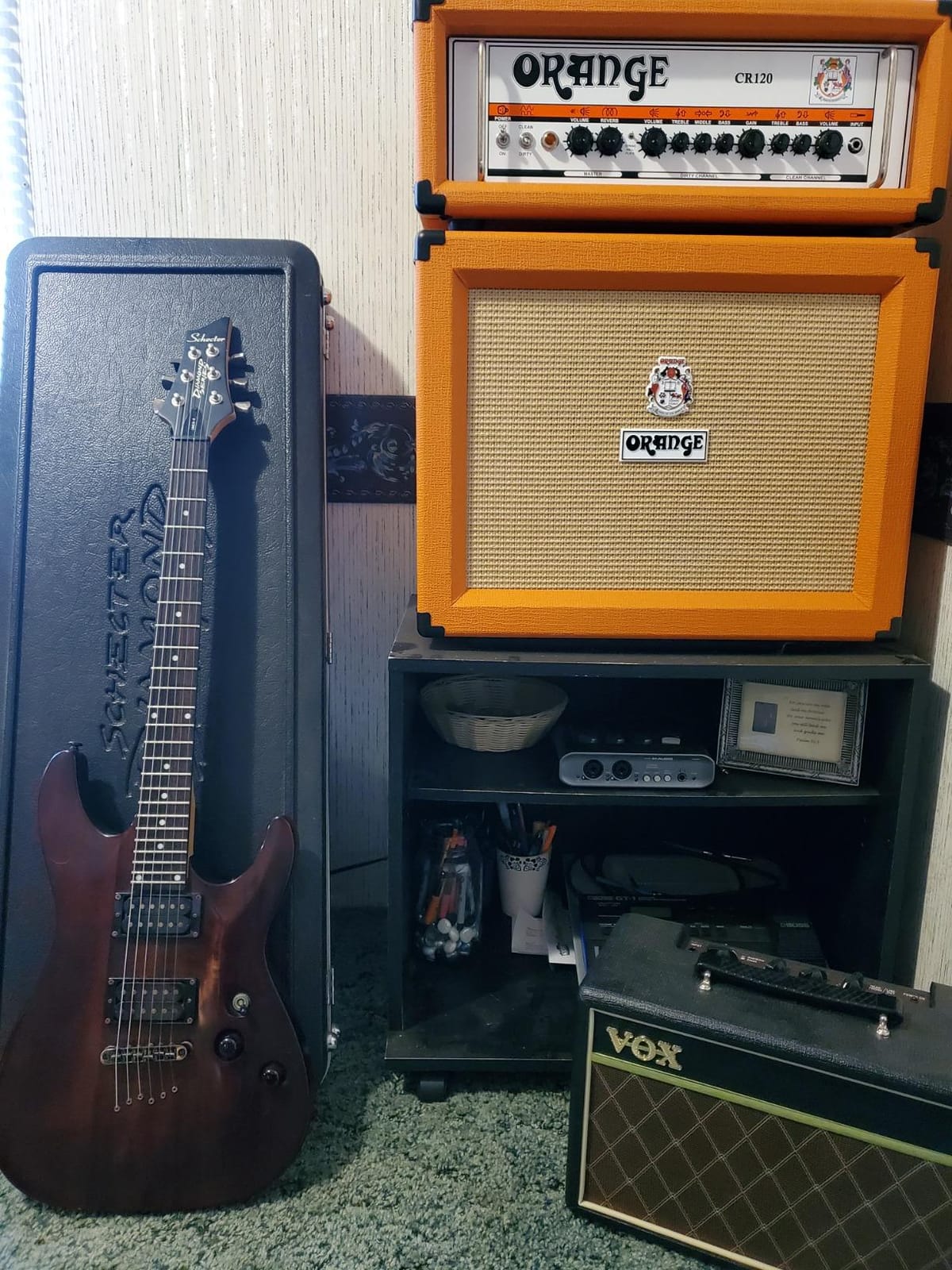 Orange 1x12 Cabinet Celestion V30 16 Ohm, Black customer photo 1