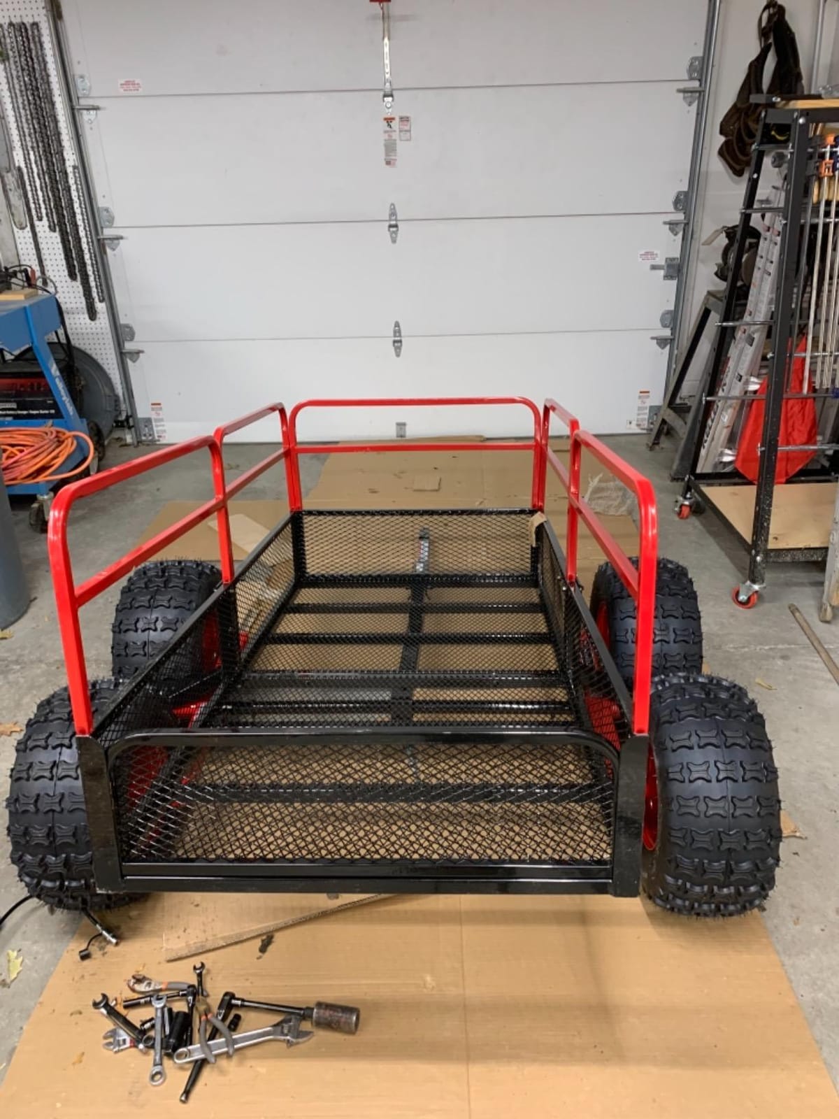 Yutrax Trail Warrior X4 Heavy Duty UTV/ATV Trailer - For Off-Road Use - 1,250 lb. Capacity, TX159 customer photo 1