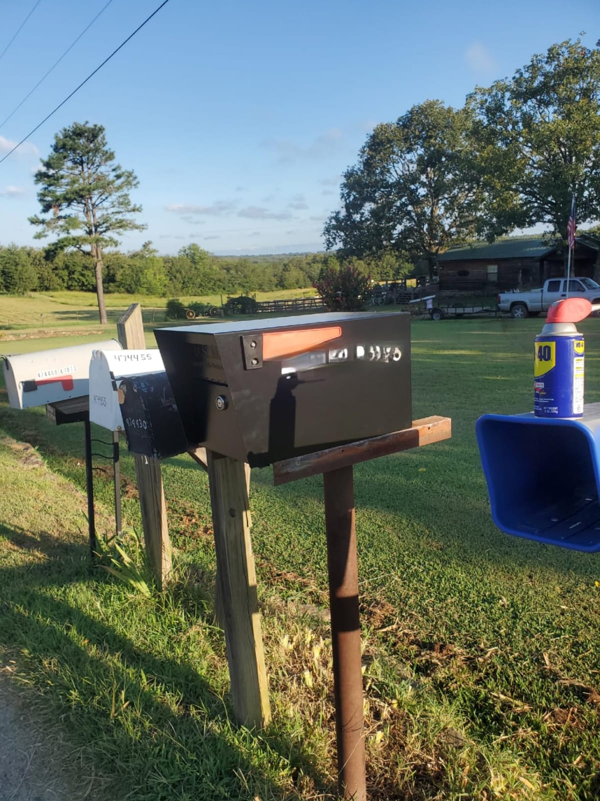 Mail Boss Mail Manager Modern Locking Post Mount Mailbox, USPS Approved | Mail Boss 7506 Mail Manager Curbside Locking Security Mailbox, Black, Large customer photo 2