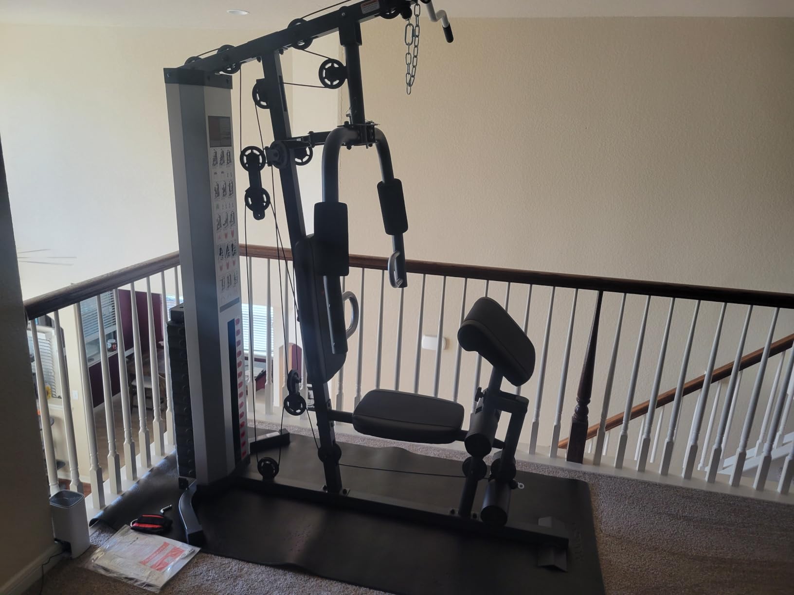 Marcy Multifunctional Workout Station 100lbs to 200lbs Stack Home Gym for Weightlifting and Bodybuilding customer photo 2