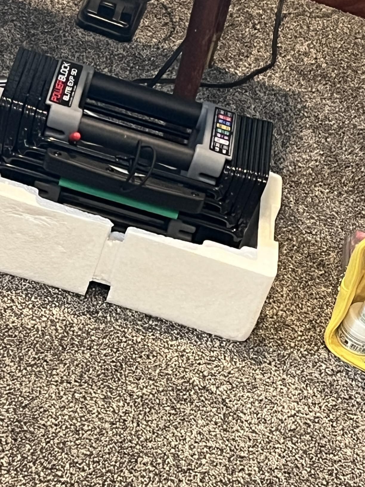 PowerBlock Elite EXP Adjustable Dumbbells, Sold in Pairs, Stage 1, 5-50 lb. customer photo 1