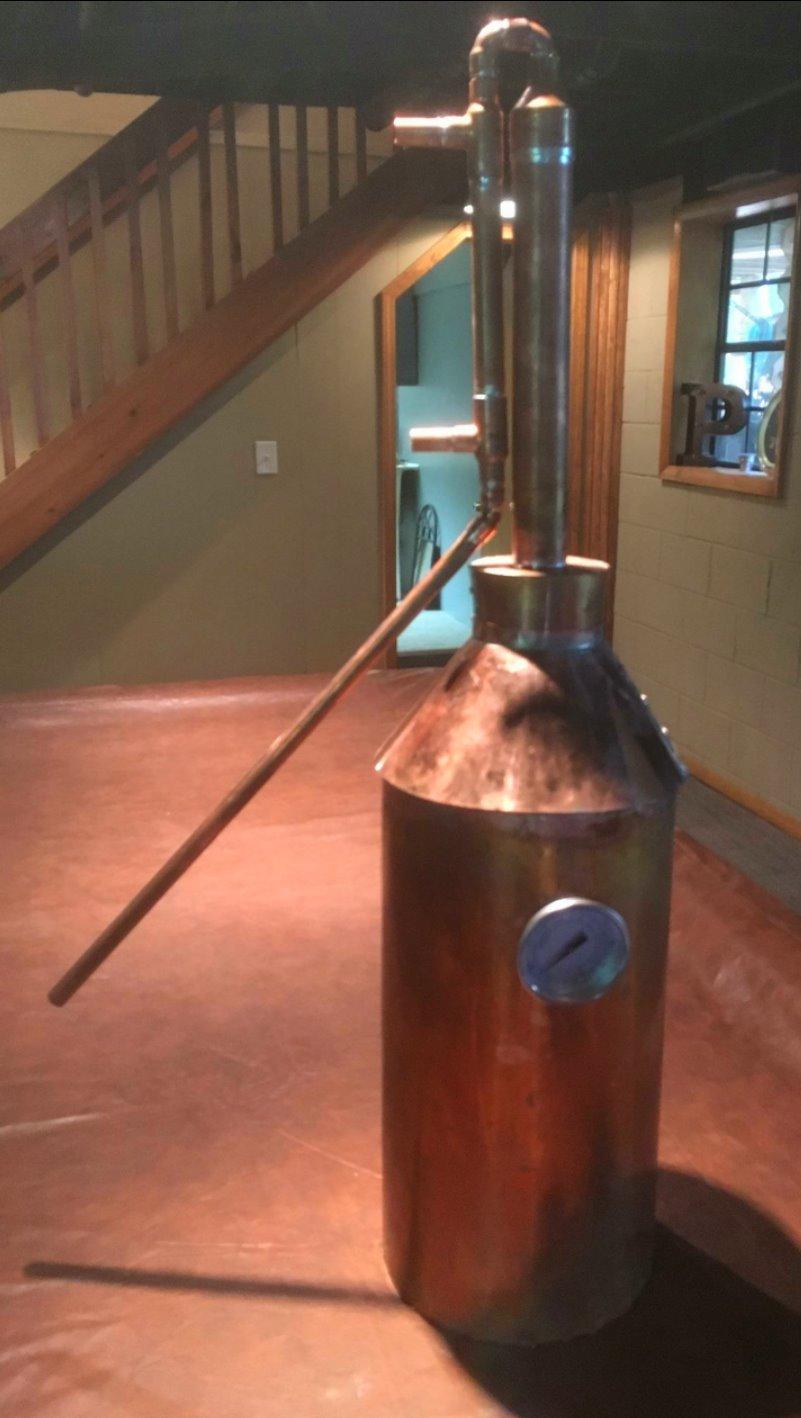 5 Gallon Copper DIY Still Kit. Made in the USA customer photo 1
