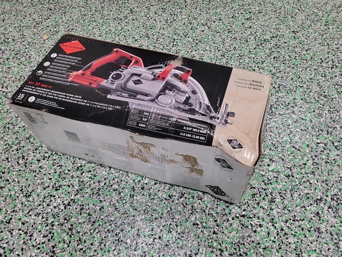 SKILSAW SPT77WML-01 15-Amp 7-1/4-Inch Lightweight Worm Drive Circular Saw customer photo 2