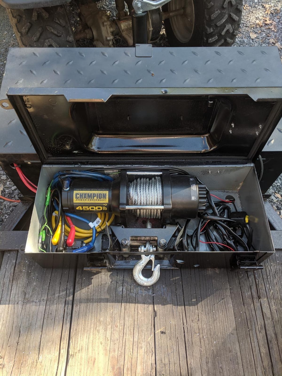 Champion Power Equipment 4500-lb. ATV/UTV Wireless Winch Kit customer photo 2