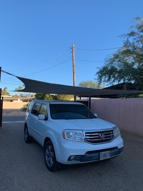Coolaroo Premium Shade Sail Kit - 95% UV Block Commercial-Grade Luxe Matte Finish Sun Shade with Stainless Steel Hardware for Permanent Outdoor Coverage, 16ft 5in x 9ft 11in Rectangle, Stone customer photo 2