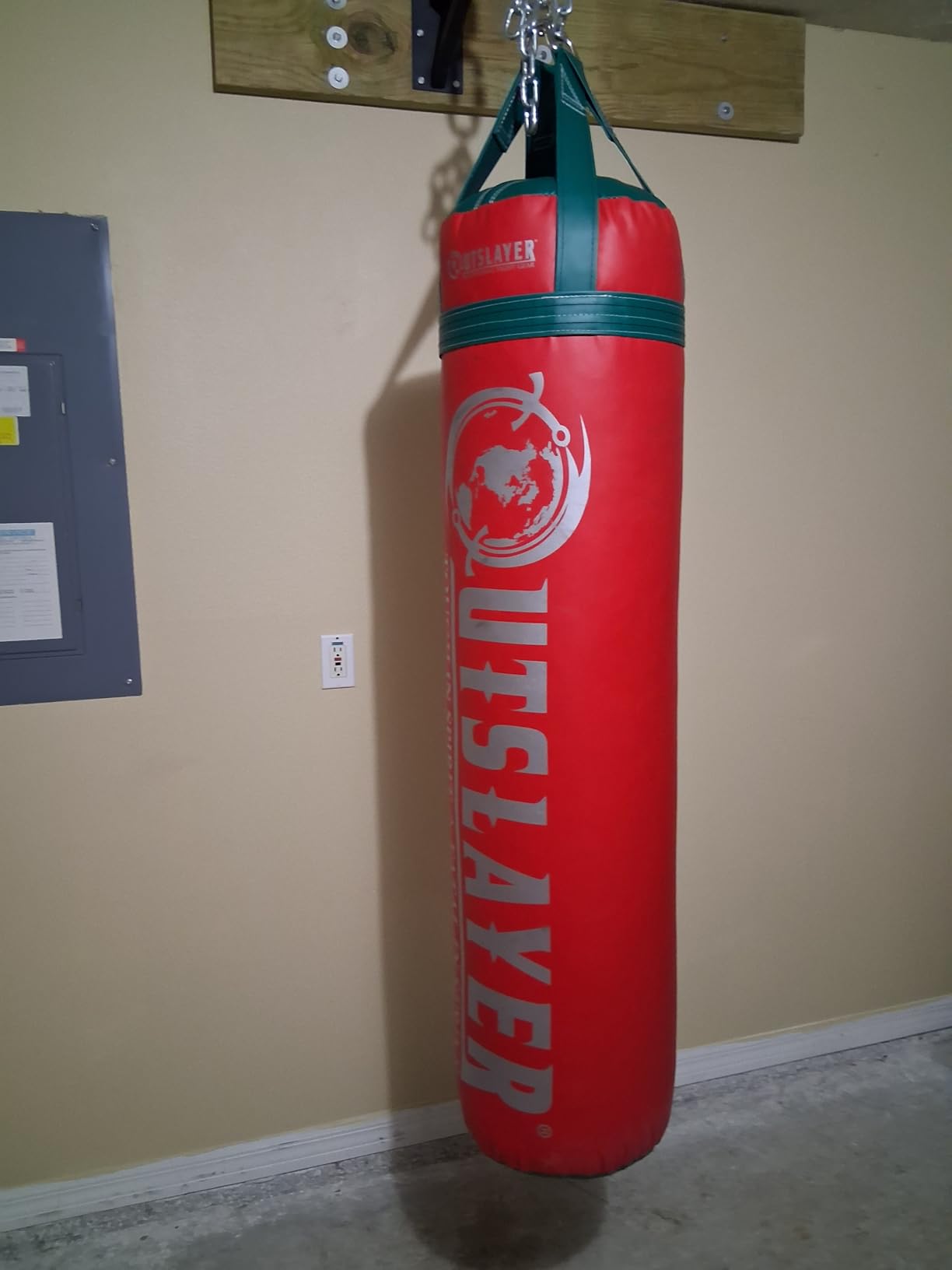 Outslayer 100 lbs Filled Heavy Bag | Custom Colors for Boxing, Kickboxing, Taekwondo & MMA Training | Made in USA customer photo 1