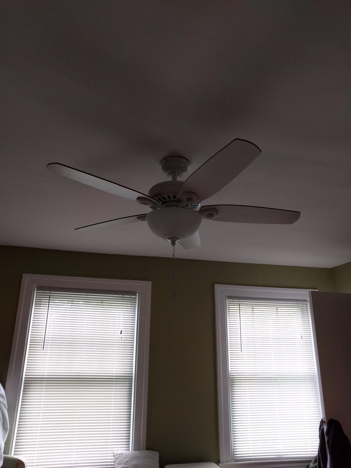 Hunter Builder Deluxe, Indoor, Ceiling Fan, Pull Chain, 52 inch, New Bronze | with LED Light, Standard Mount, 5 Blades, For Bedroom, Living Room, Includes Bulbs, 53091 customer photo 2