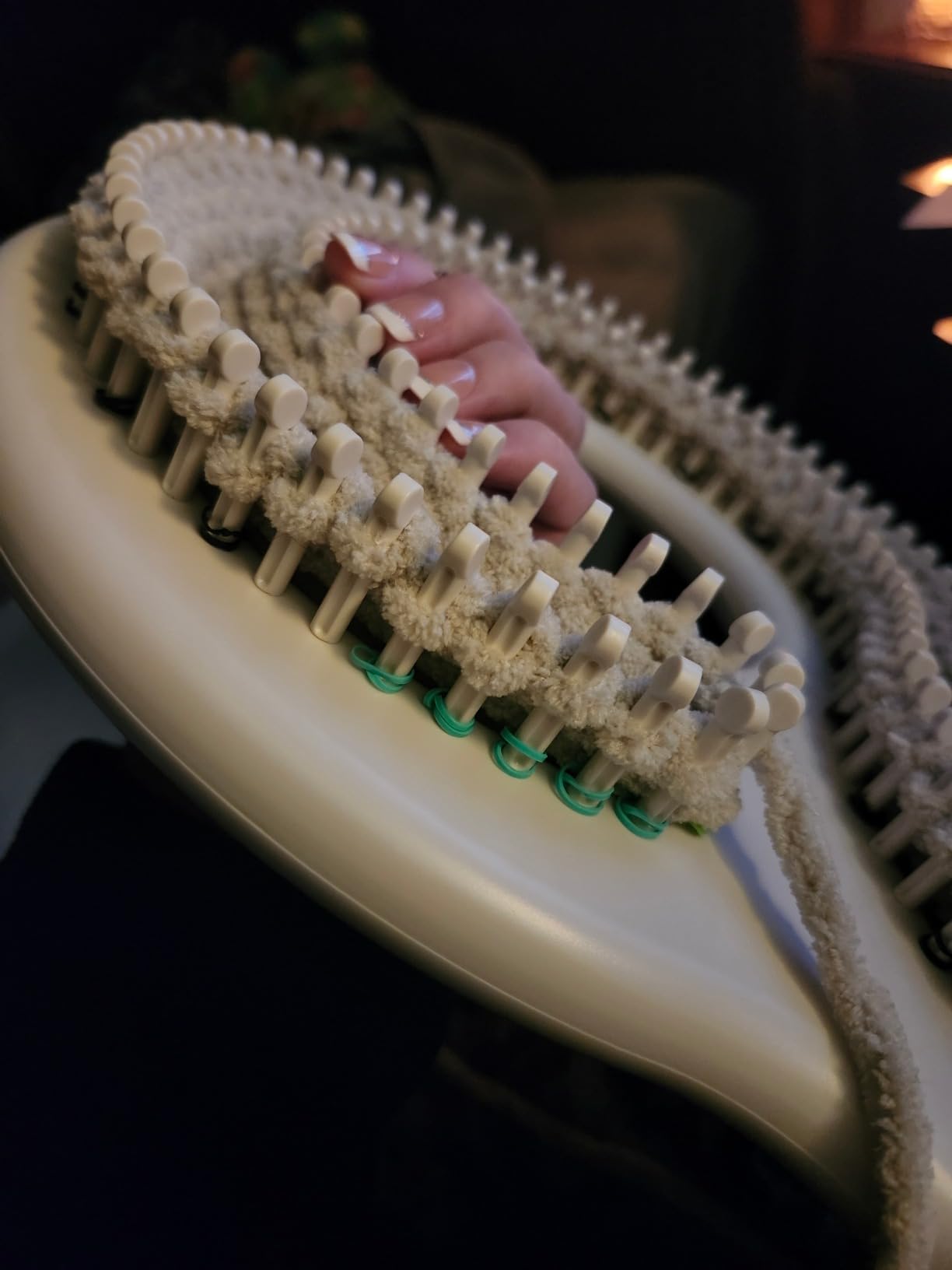 Authentic Knitting Board Afghan Knitting Loom for Blankets, Loom Knitting Blankets, S Shaped Loom customer photo 2