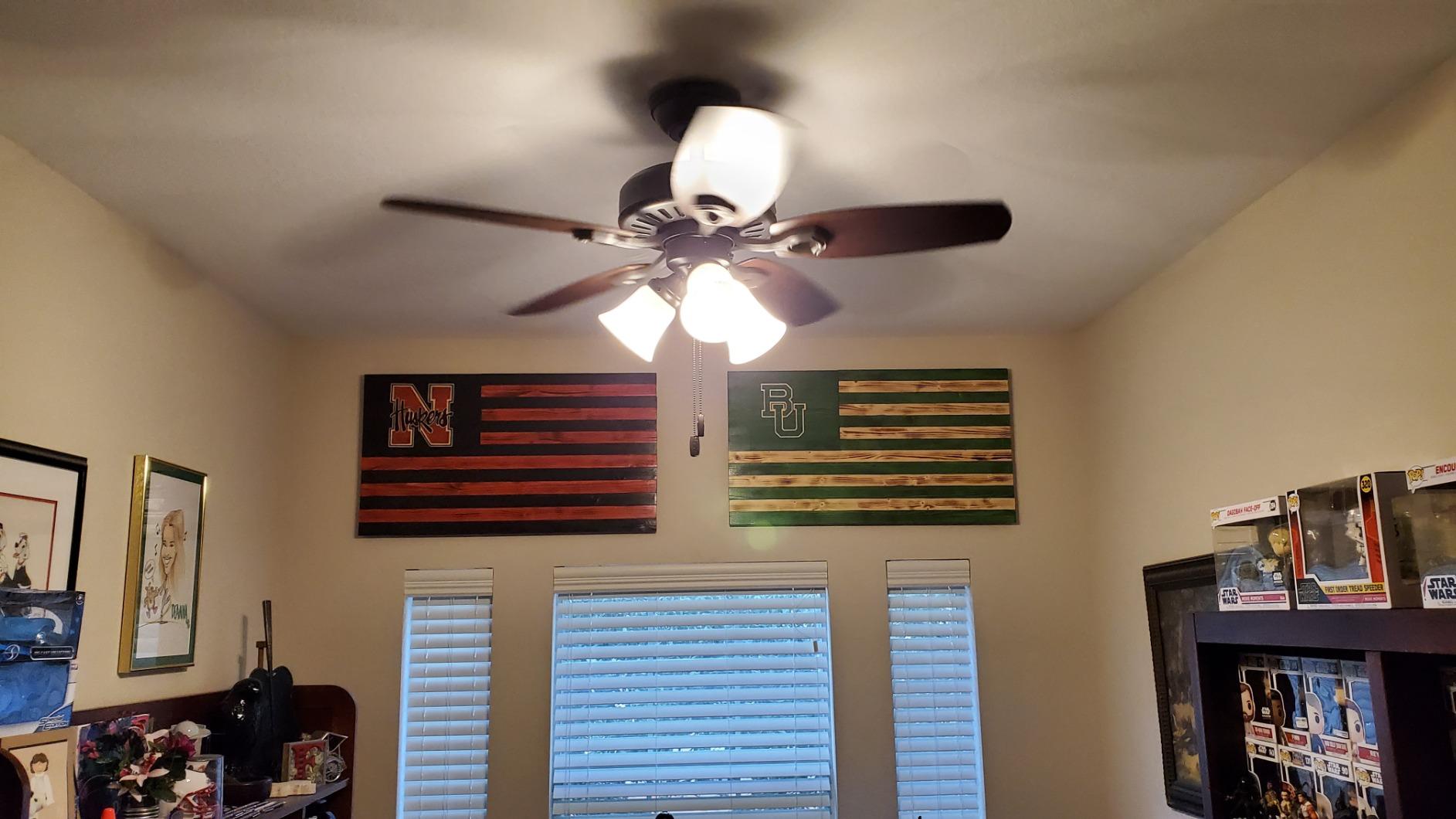 Hunter Builder Plus, Indoor, Ceiling Fan, Pull Chain, 52 inch, New Bronze customer photo 1