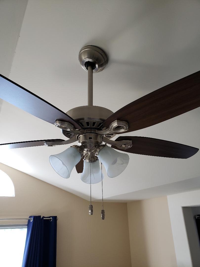 Hunter Builder Plus, Indoor, Ceiling Fan, Pull Chain, 52 inch, New Bronze customer photo 2