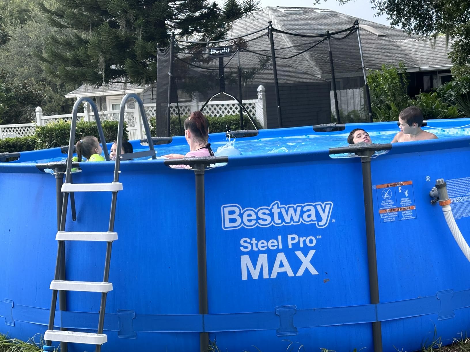 Bestway Steel Pro MAX 15' x 48 Above Ground Swimming Pool, Pool Only, Blue customer photo 1