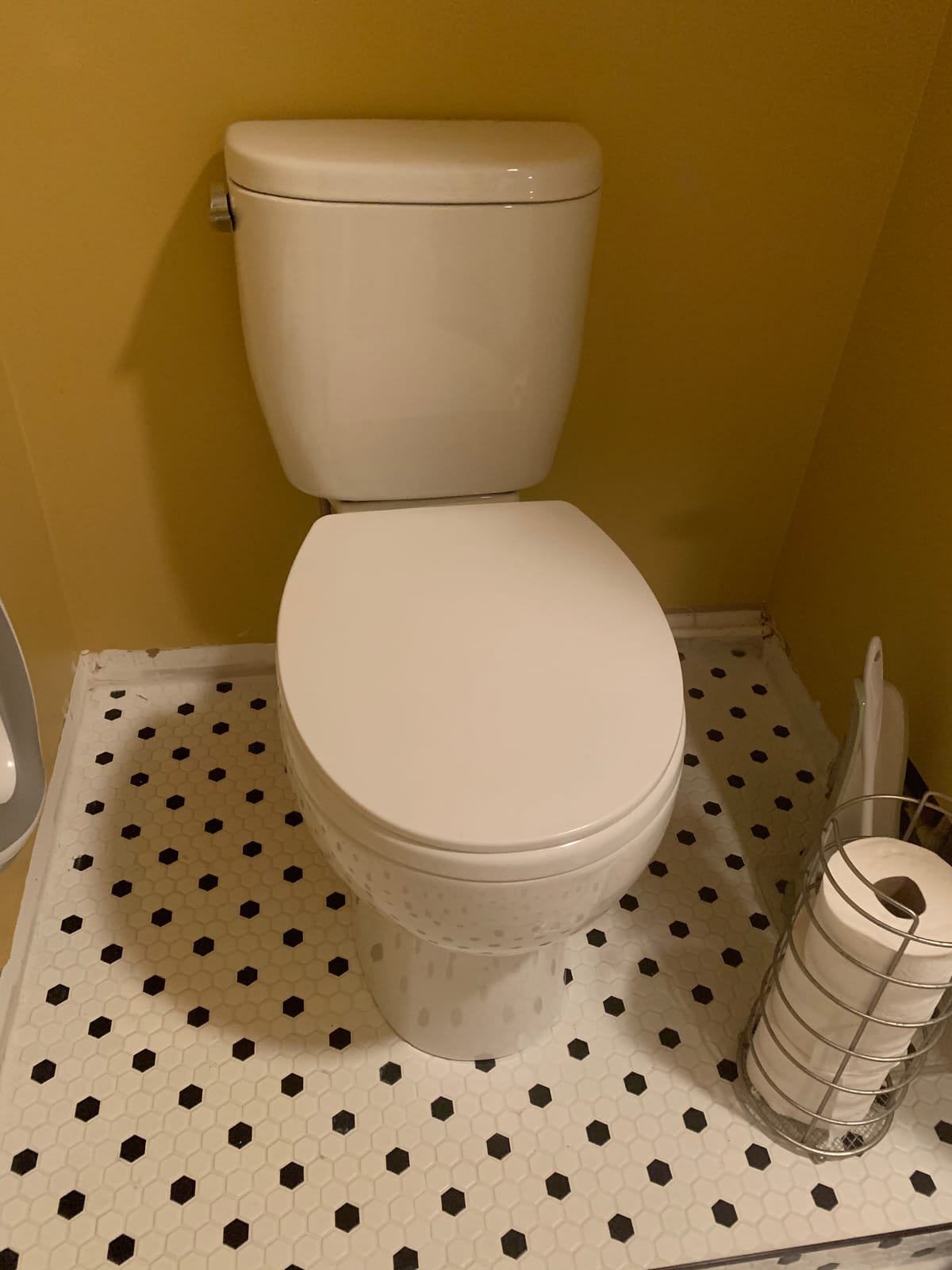 TOTO Entrada Two-Piece Round 1.28 GPF Universal Height Toilet, Cotton White - CST243EF#01 customer photo 1