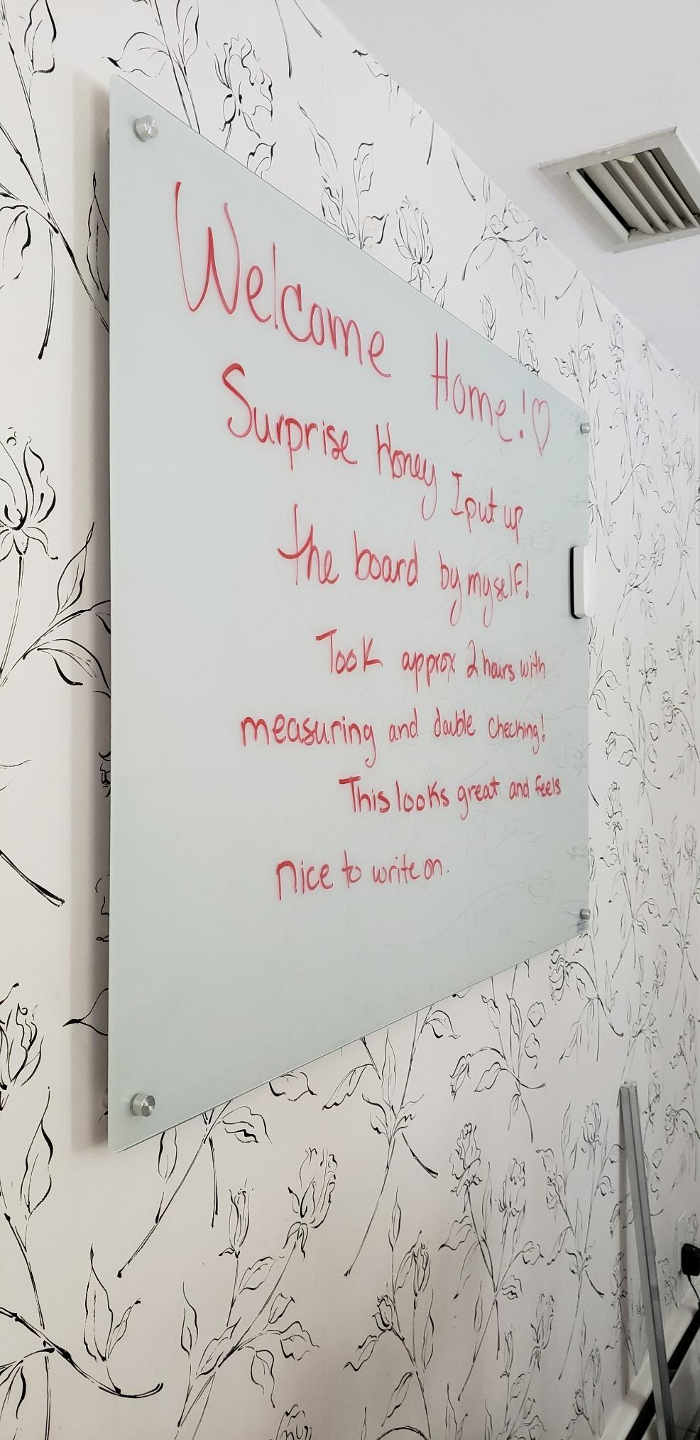 Audio-Visual Direct Magnetic Glass Whiteboard, 60