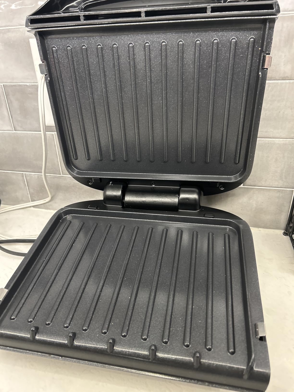 George Foreman 4-Serving Indoor Grill with Removable Plates customer photo 2