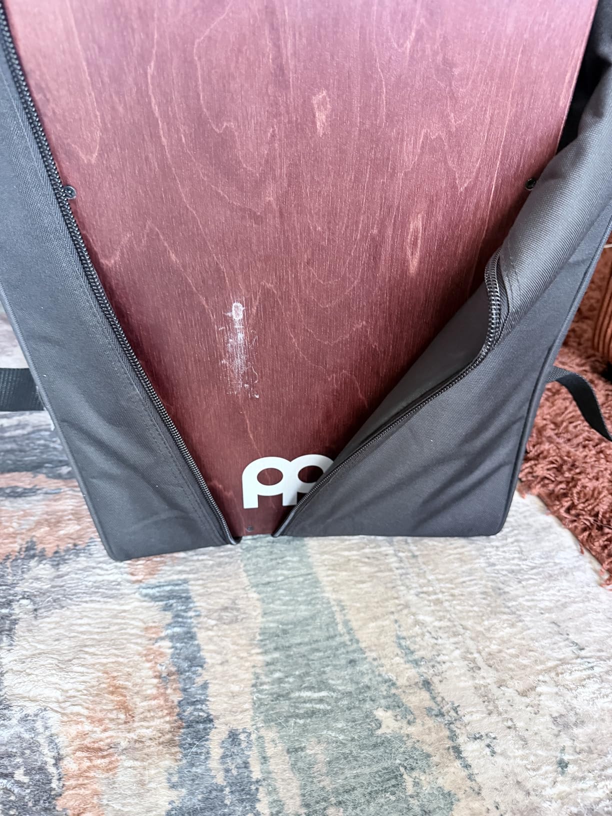 Meinl Percussion Cajon, MADE IN EUROPE - Sit-On Box Drum, Snare & Bass Tone | Includes Bag - Baltic Birch Wood, Full Size, Rear Sound Port, Silicone Feet - For All Skill Levels and Settings customer photo 1