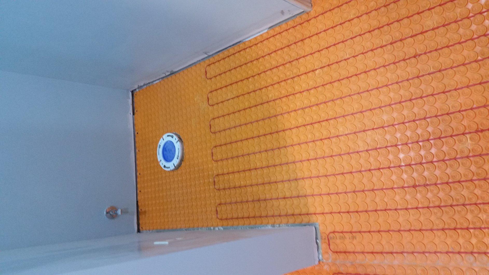 30 sqft Floor Heating Cable Set, Electric Radiant in-Floor Heat Heating Cable Warming System, 120V, 120ft Long Heating Cable, 7-Day Programmable Floor Sensing Thermostat Aube TH115-AF-120S customer photo 1