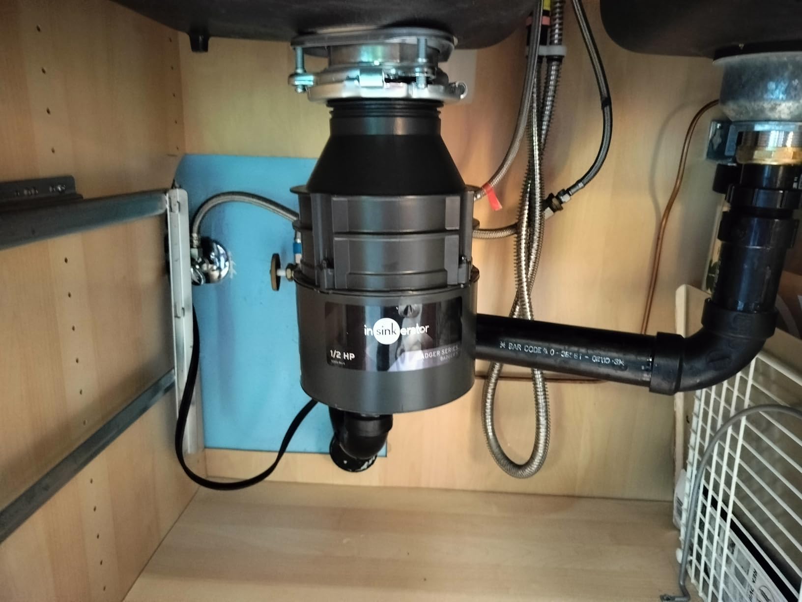 InSinkErator Badger 5 Garbage Disposal with Power Cord, Badger Series 1/2 HP Continuous Feed Food Waste Disposer customer photo 2