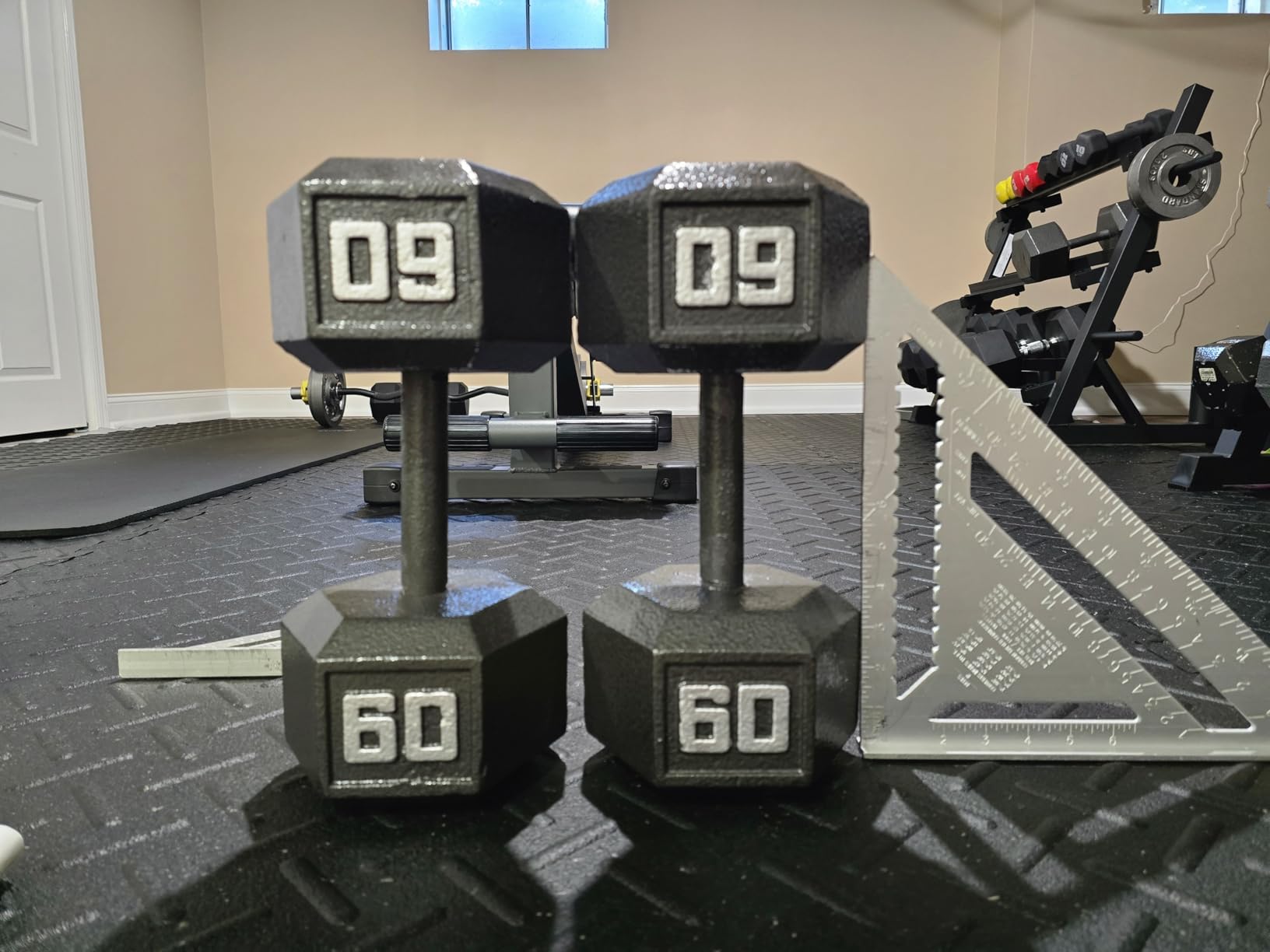 Marcy Cast Iron Hex Dumbbells Collection - Available size from 3-lb to 100-lb, SOLD INDIVIDUALLY customer photo 2
