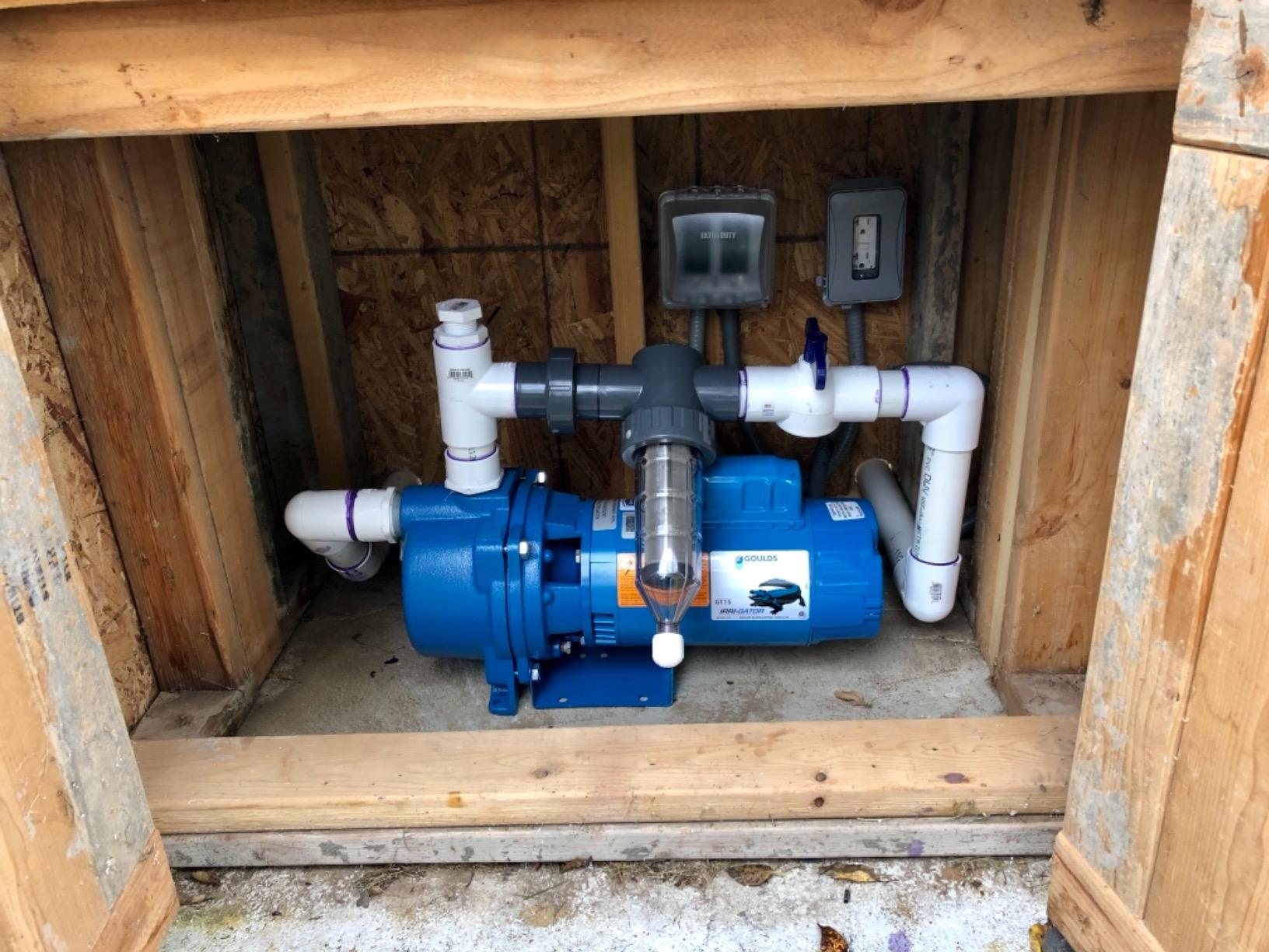 GOULDS Pumps GT15 IRRI-Gator Self-Priming Single Phase Centrifugal Pump, 1.5 hp, Blue customer photo 2