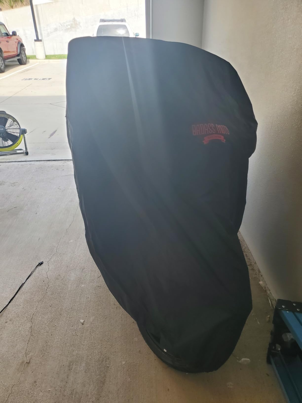 Badass Moto Waterproof Motorcycle Cover for Large Cruisers, Black L 97
