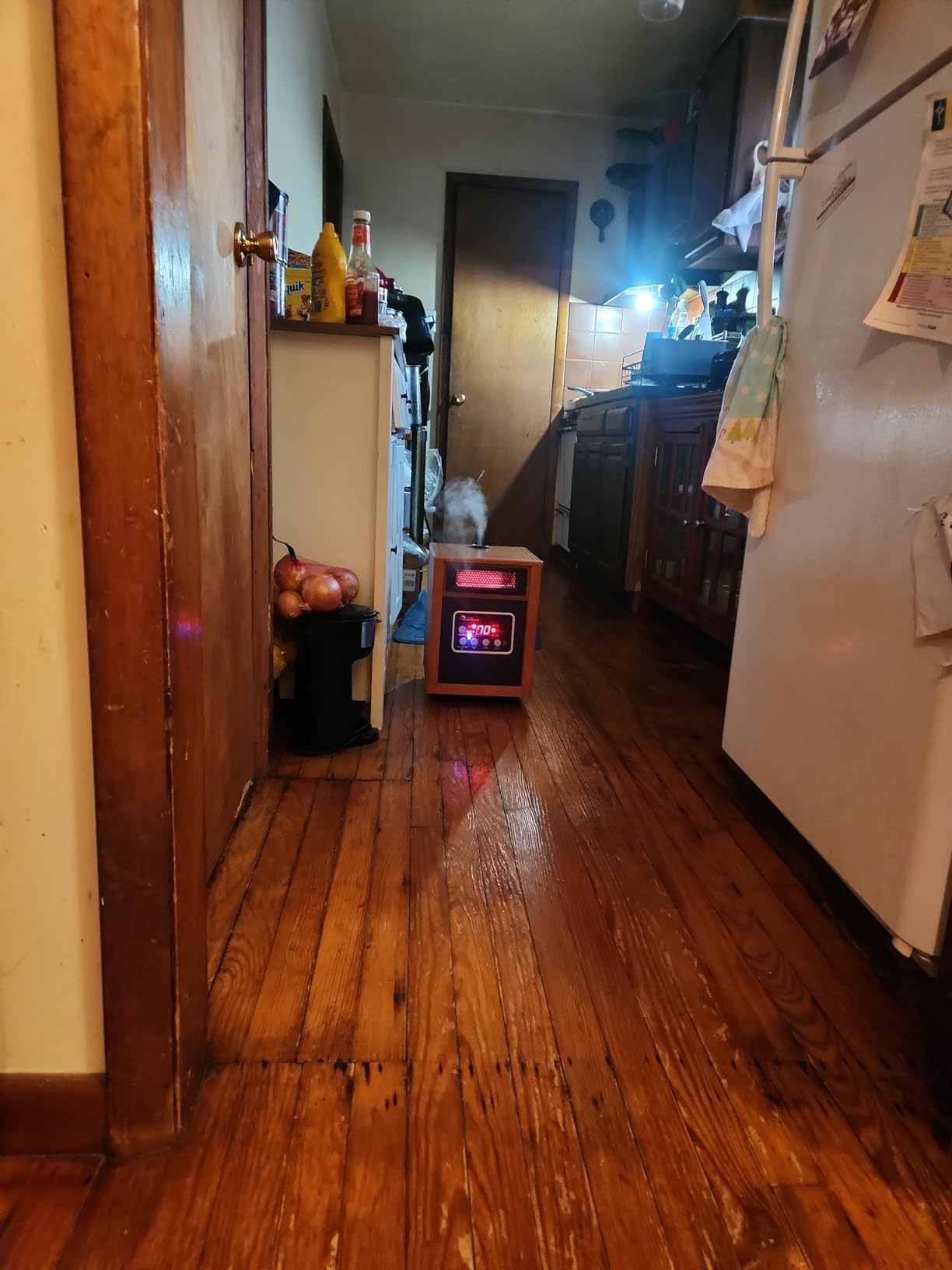 Dr. Infrared Heater DR-968H Indoor Portable Space Heater with Humidifier, 1500-Watt, Cherry customer photo 2