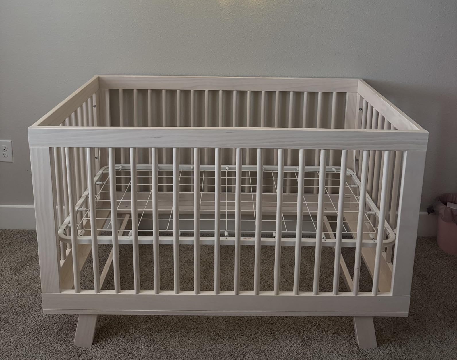 Babyletto Hudson 3-in-1 Convertible Baby Crib, Washed Natural | GREENGUARD Gold Certified Wooden Crib - Converts to Toddler Bed & Daybed - 4 Adjustable Mattress Heights - Easy to Assemble customer photo 1