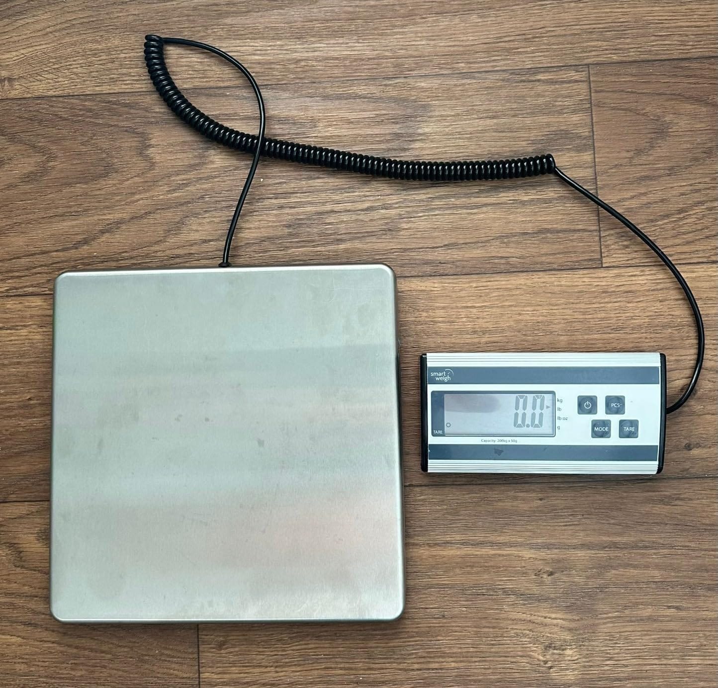 Smart Weigh Shipping Scale Digital Postal Scale for Packages 440lbs x 6 oz | Heavy Duty Stainless Steel Platform Scale, UPS USPS Post Office Postal Scale and Luggage Scale customer photo 2
