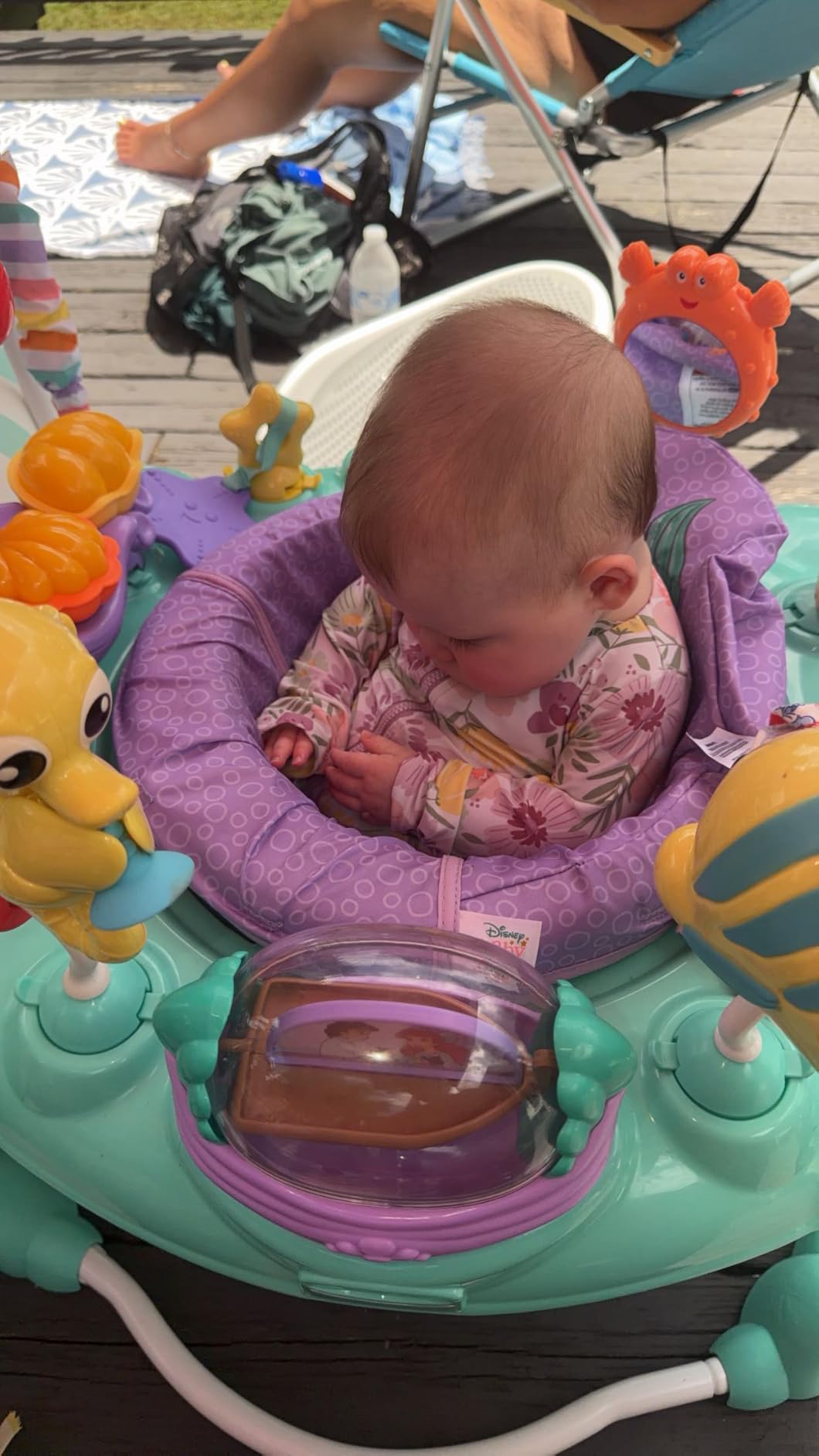 Bright Starts Disney Baby Finding Nemo Sea of Activities Baby Activity Center Jumper with Interactive Toys, Lights, Songs & Sounds, 6-12 Months customer photo 2