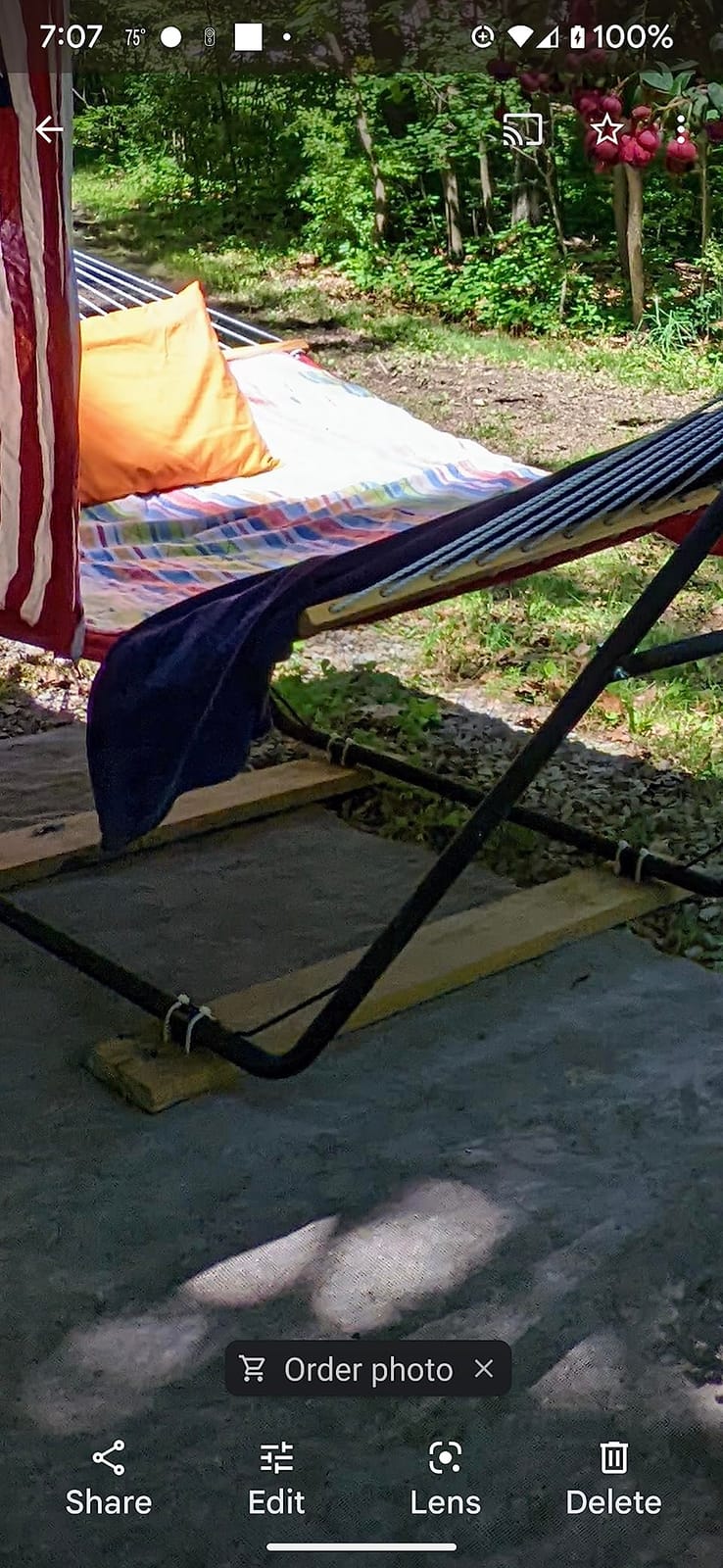 Sunnydaze Universal Heavy-Duty Hammock Stand for Outside, 550 lb Capacity, Black | Rust-Resistant Steel Metal Double Hammock Frame, Fits 9-14 ft Hammocks, Tool-Free Setup, Chains & Hooks Included, 2 Person customer photo 2