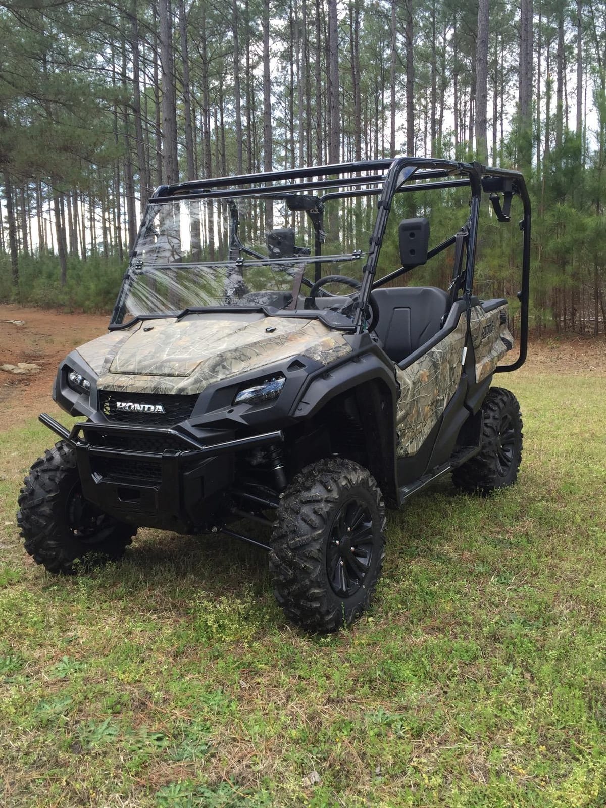 Honda Pioneer 1000 / 1000-5 Windshield - Full Folding - Scratch Resistant - Made in the USA with Lexan MR10 Premium Hard Coat customer photo 1