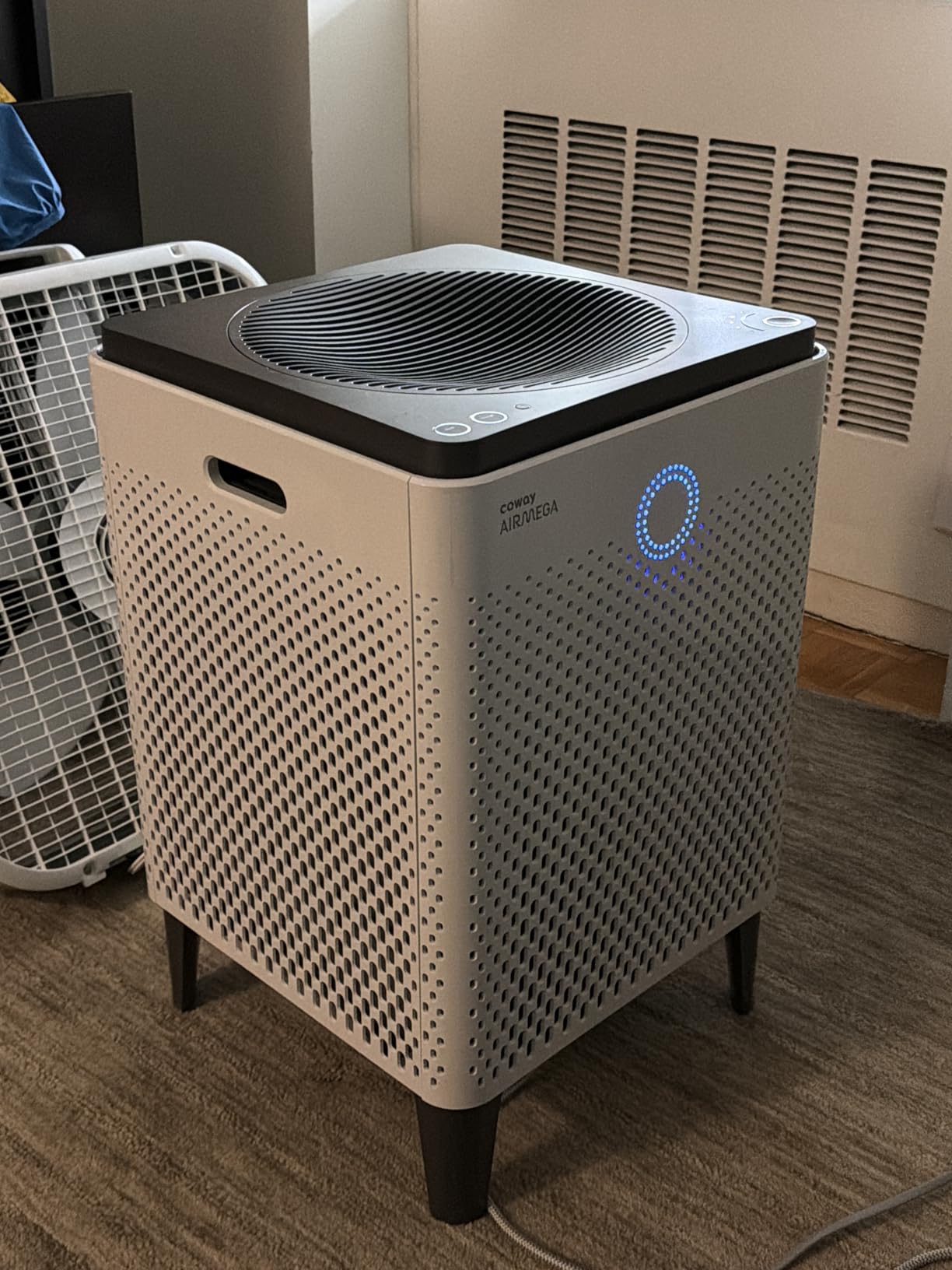 Coway Air Purifier for Home Up to 3,120ft², Washable Pre-Filter and HEPA Filter for Smoke, Allergies, Pet Dander, Odor, AQI, Auto & Sleep Mode, Timer, 5yr Warranty, Airmega 400 White, AP-2015F customer photo 1